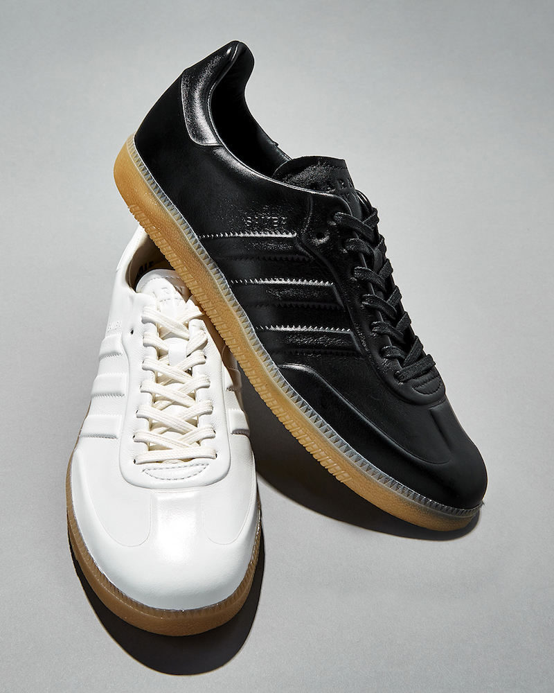 BNY Sole Series x adidas Samba Leather Sneakers