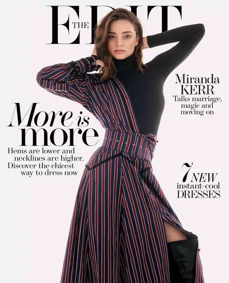 Cover-up Girl: Miranda Kerr for The EDIT