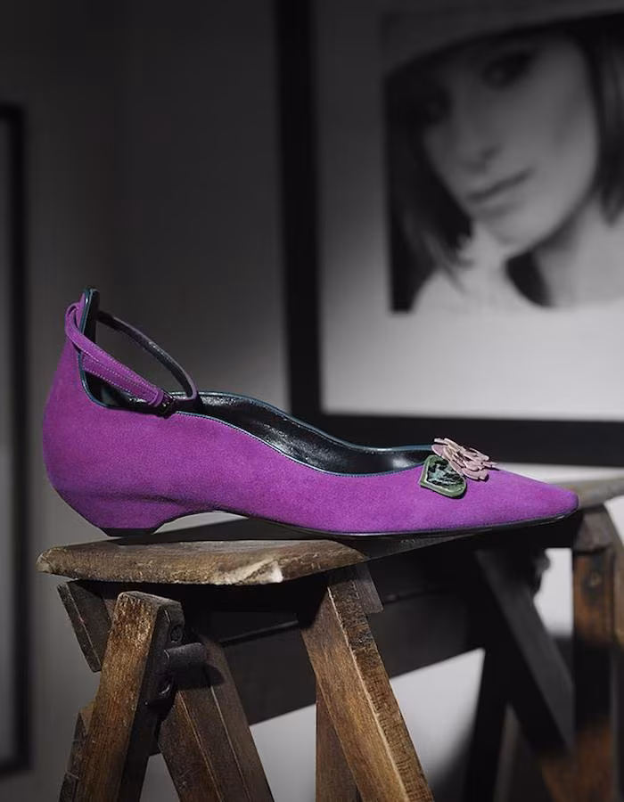 Fabrizio Viti Be My Valentine Ankle-Strap Flats