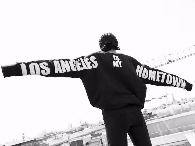 Faith Connexion Los Angeles Hometown Cotton Sweatshirt