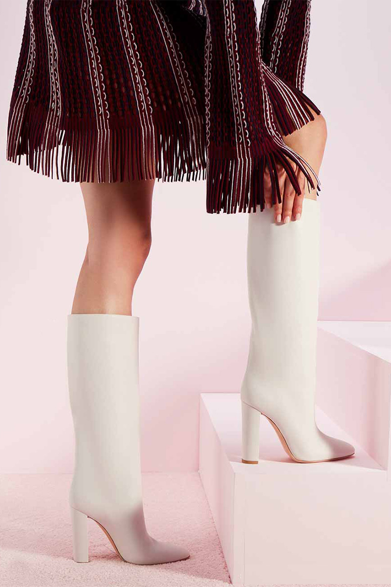 Gianvito Rossi Laura Slouchy Leather Knee Boot