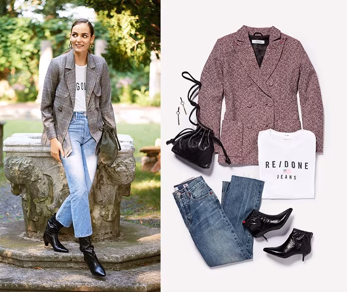 How To Wear Blazer + Jeans for Fall 2017