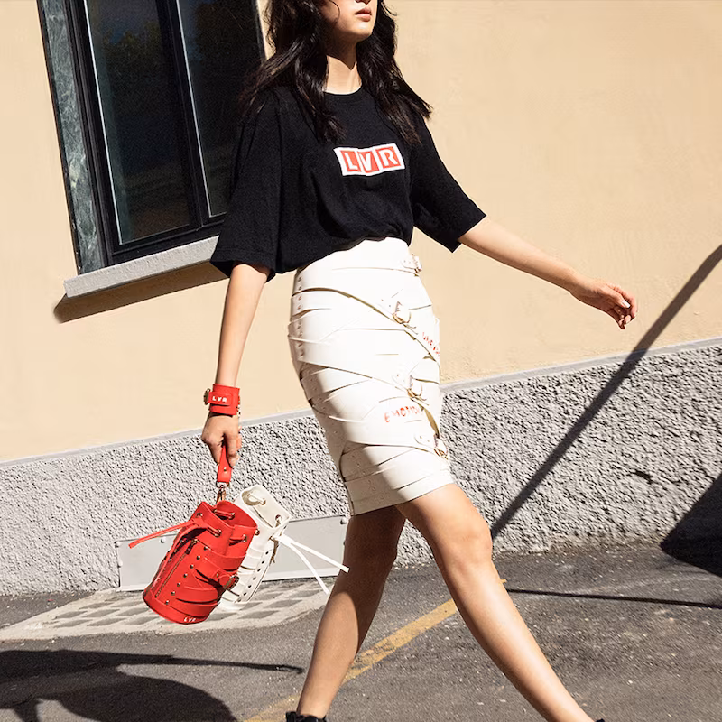LVR Editions x Marina Hoermanseder Kasper Stripes Bag