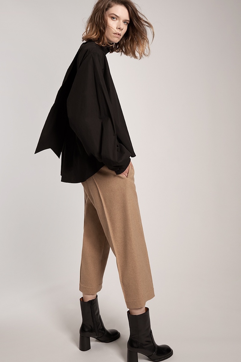 MM6 by Maison Margiela Mid-Rise Brushed Wool-Blend Cropped Trousers