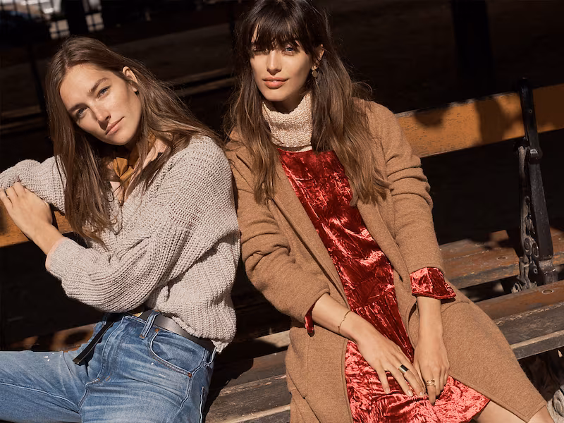 Madewell Pleat-Sleeve Pullover Sweater