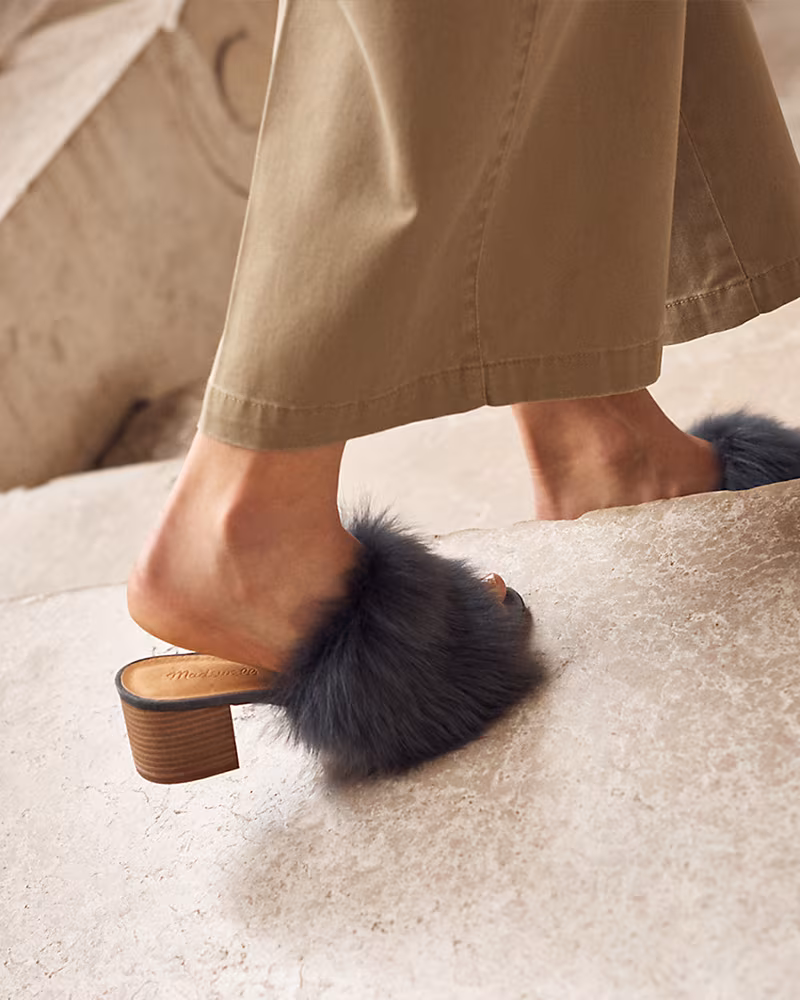 Madewell The Shearling Heidi Mule
