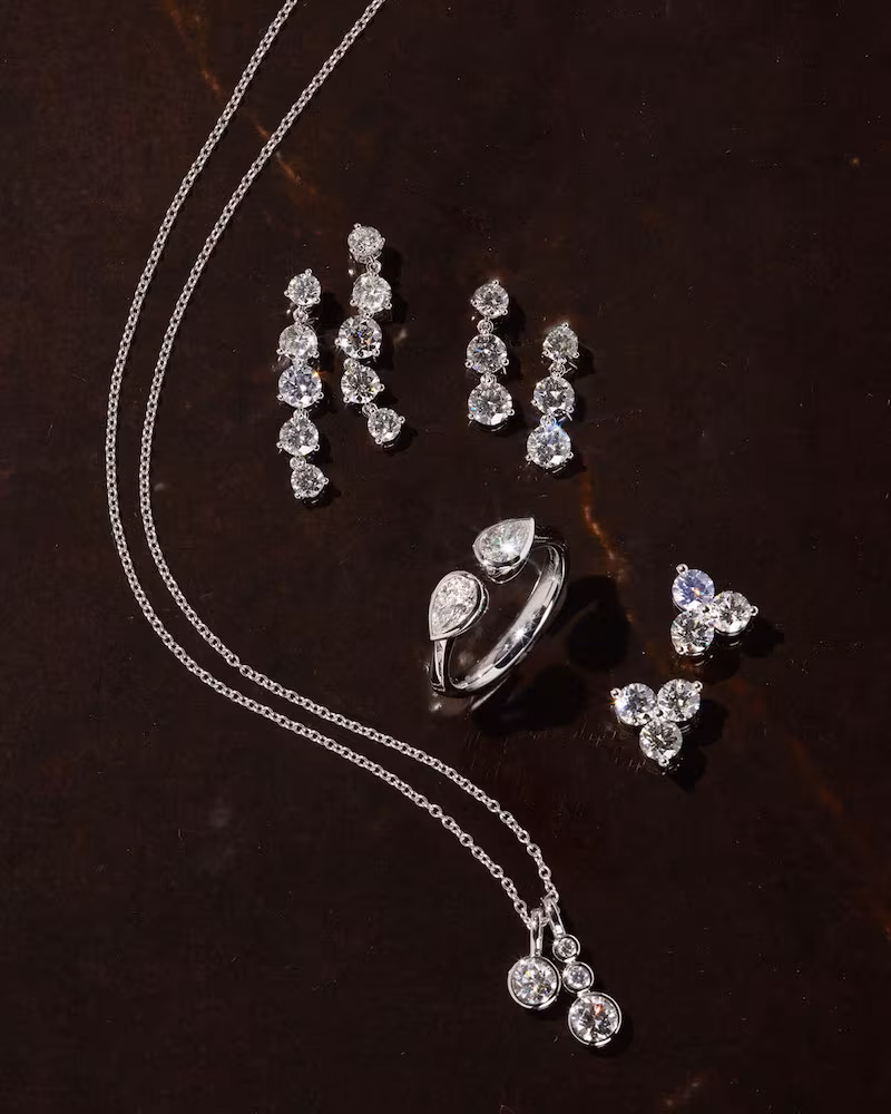 Memoire Forevermark 18K Yellow Gold Four-Diamond Pendant Necklace