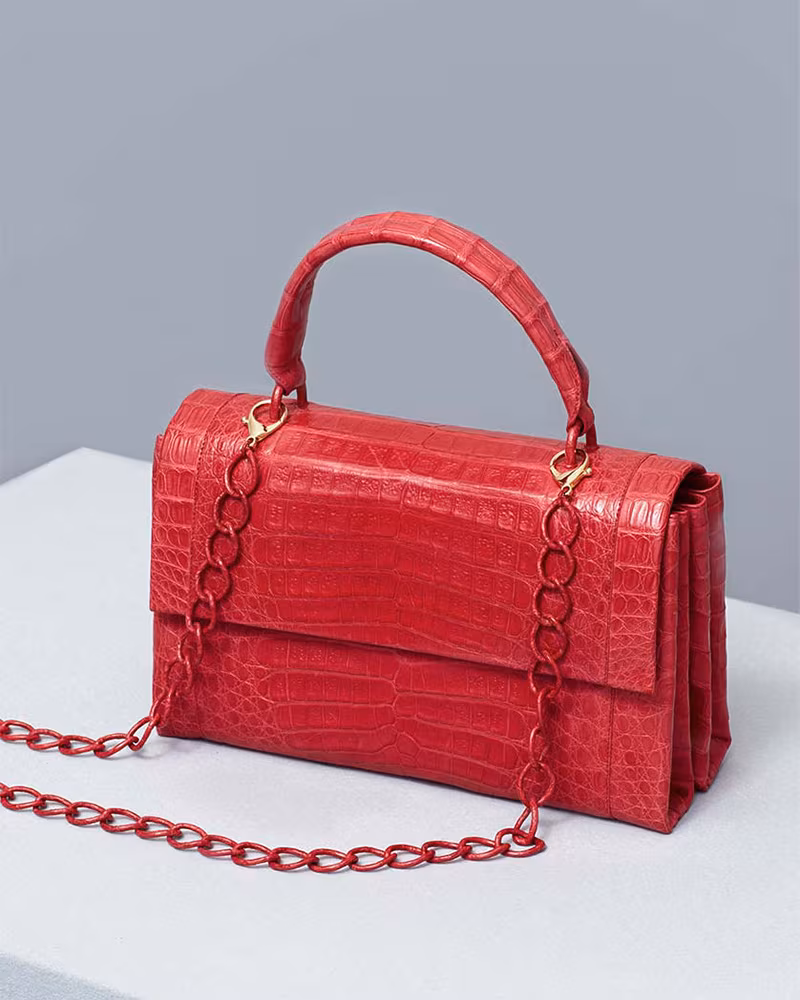 Nancy Gonzalez Large Crocodile Top-Handle Bag