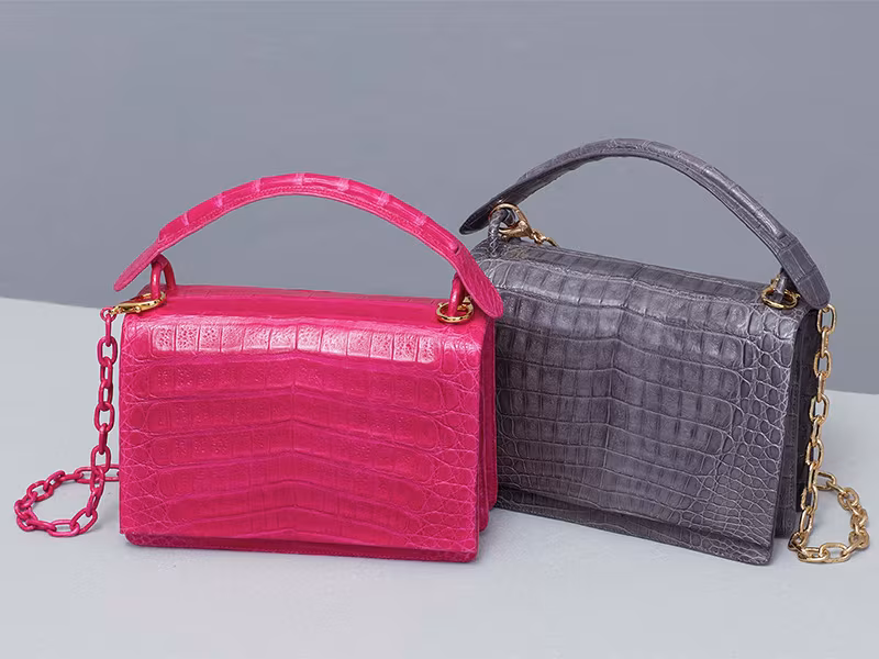 Nancy Gonzalez Medium Crocodile Top-Handle Bag