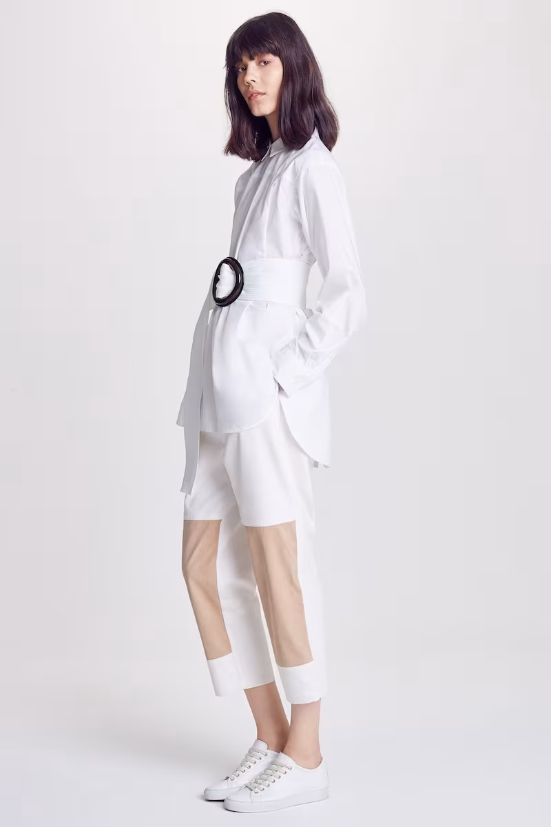 Sofie D'Hoore Button Back Poplin Blouse