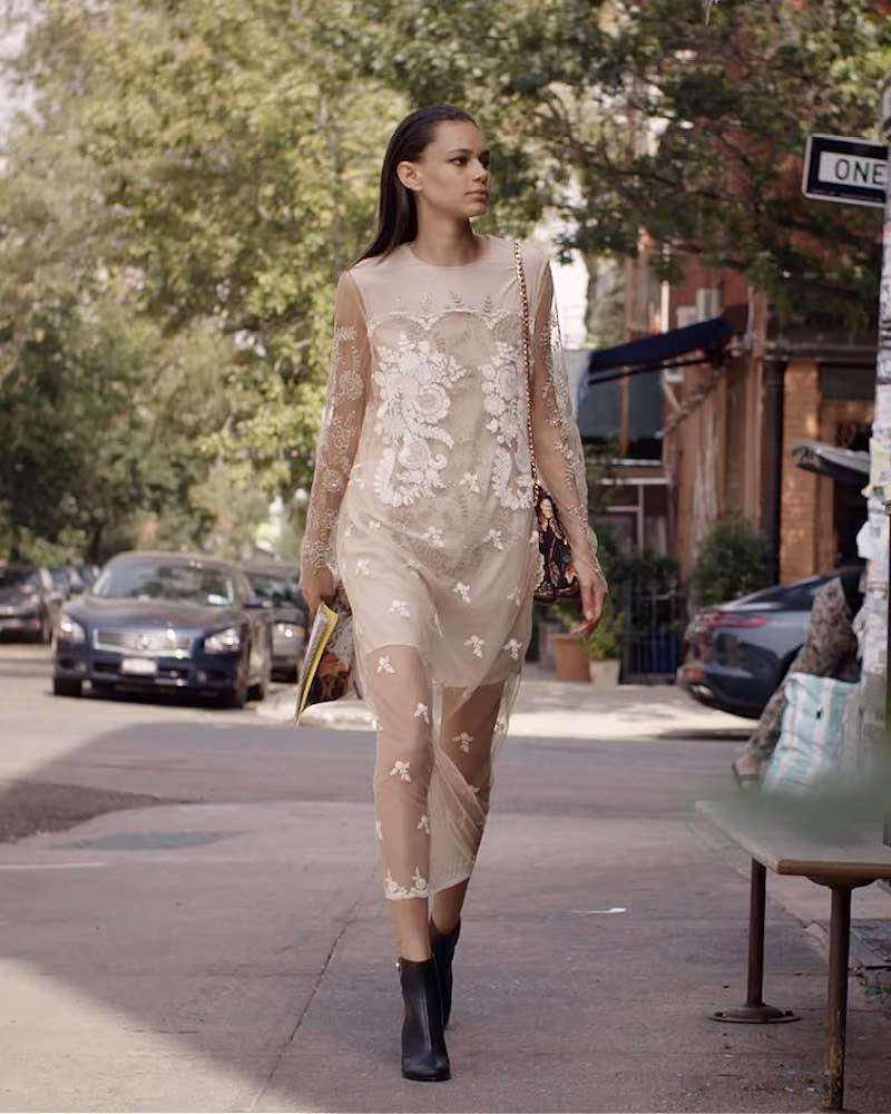 Stella McCartney Embellished Tulle Dress