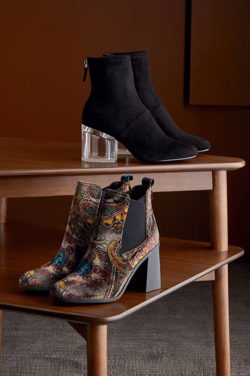 Steve Madden Lucite Statement Heel Bootie