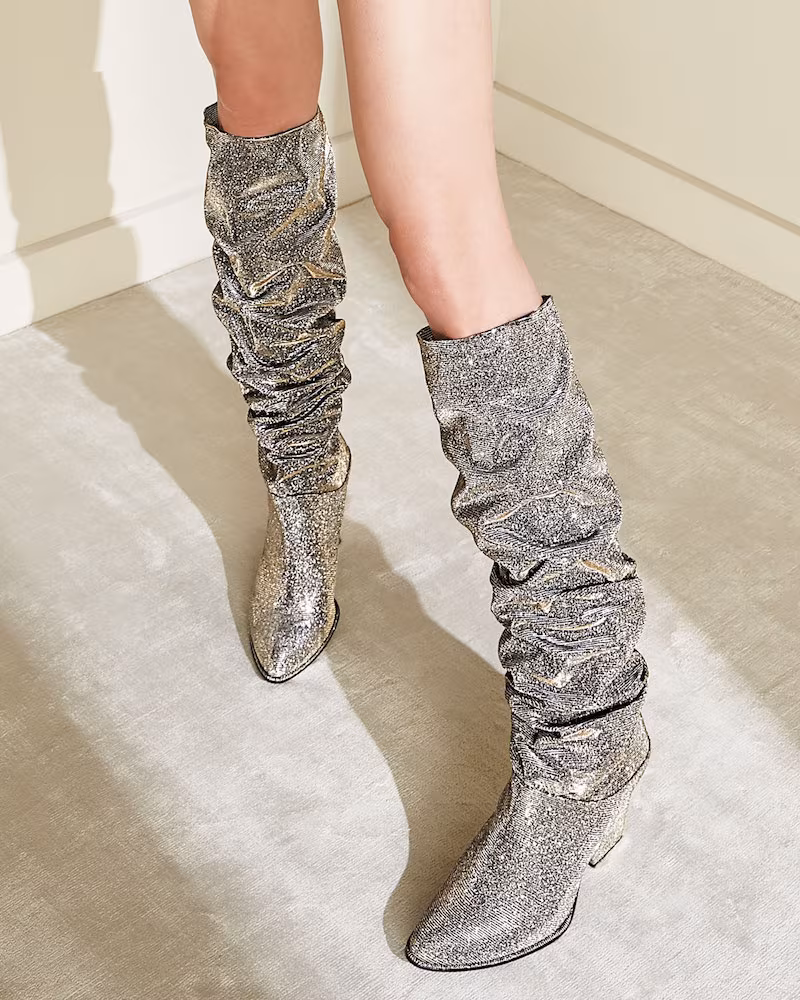 Stuart Weitzman Smashing Sparkle Knee Boot
