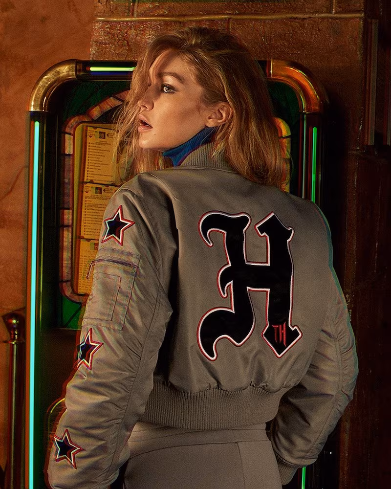 TOMMY x GIGI Cropped Thermore Bomber
