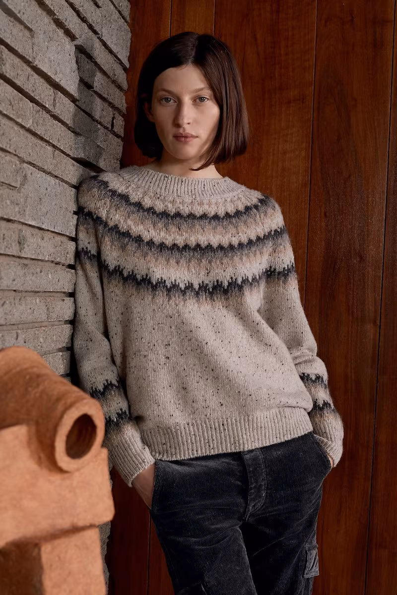 Vince Fair Isle Cashmere Sweater