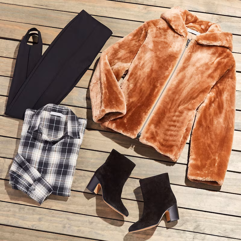 Vince Shearling Hooded Jacket