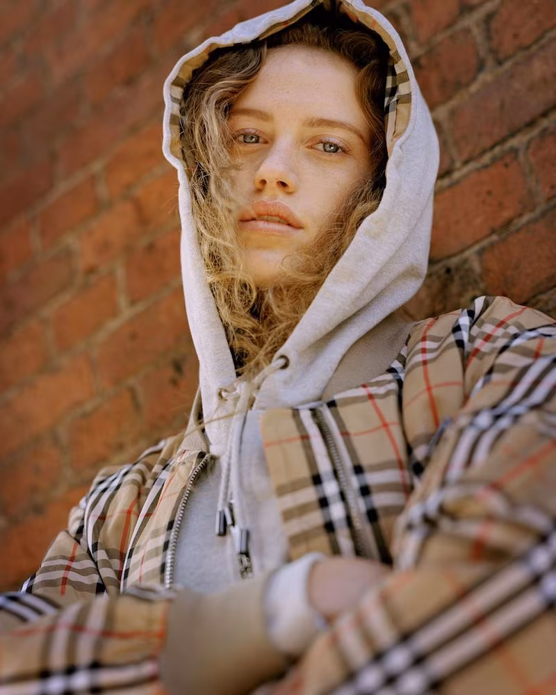 Burberry Oversized Cotton-Terry Hooded Top