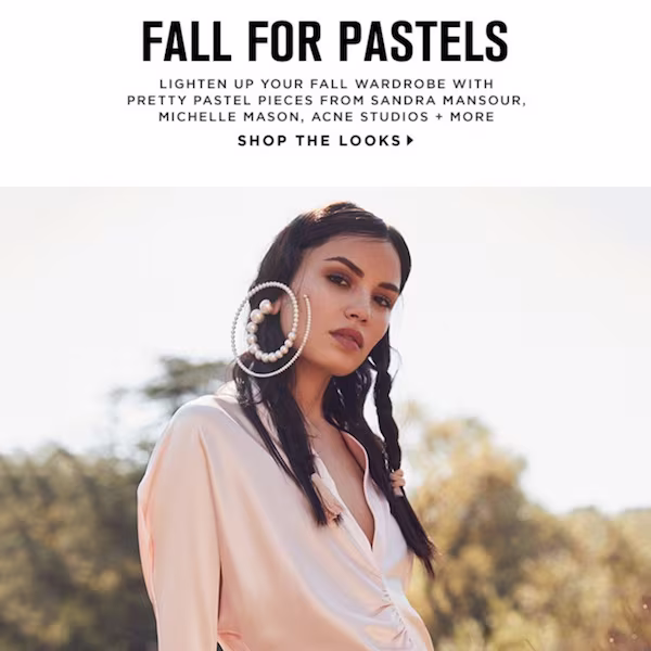 Fall for Pastels: Pastel-hued Pieces for Fall 2017