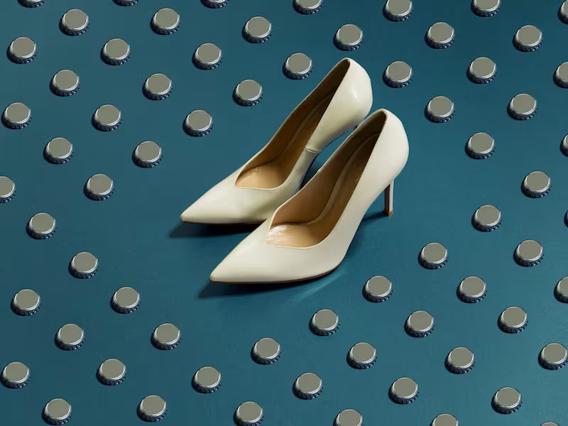 Gianvito Rossi 105mm V Cut Patent Leather Pumps