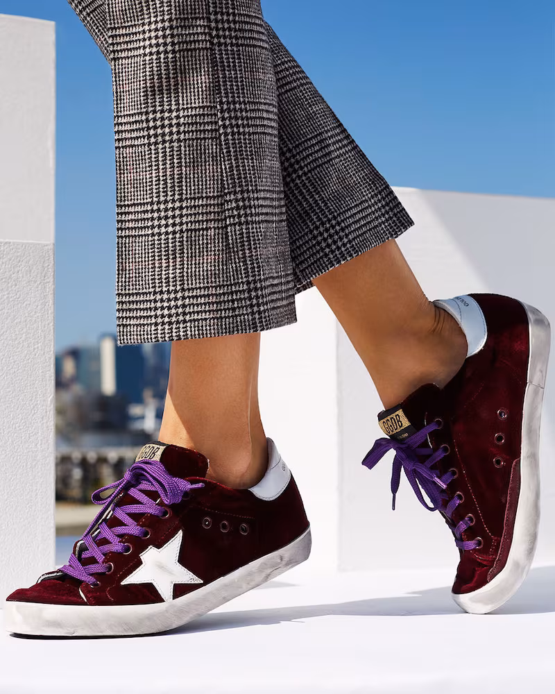 Golden Goose Superstar Velvet Sneakers
