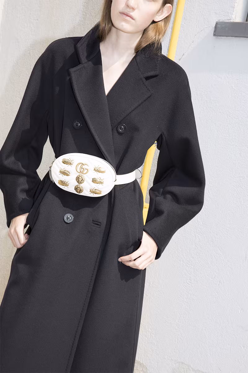 Gucci Small GG Marmont Belt Pack with Appliqués
