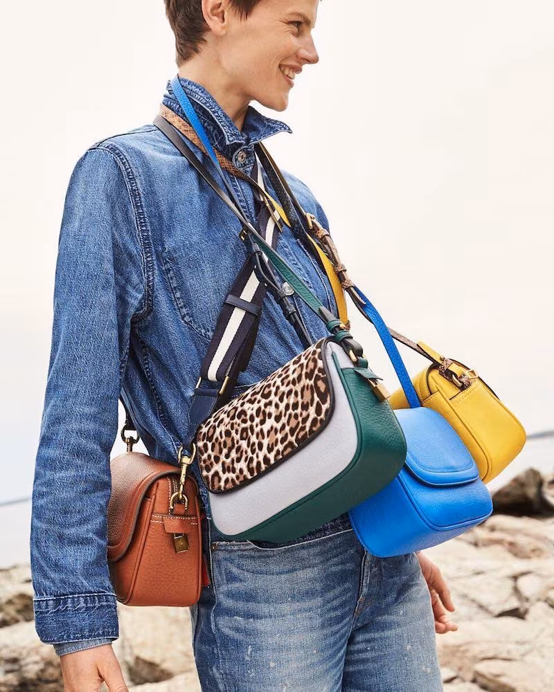 J.Crew Signet Flap Bag In Italian Leather