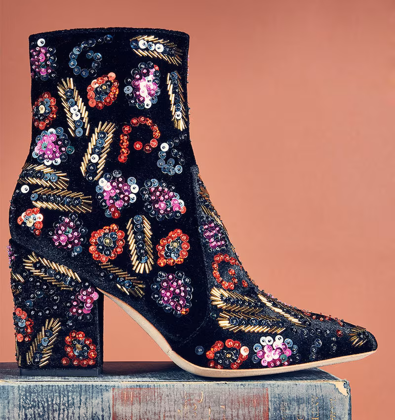 Loeffler Randall Isla Stretch Pointed Toe Booties