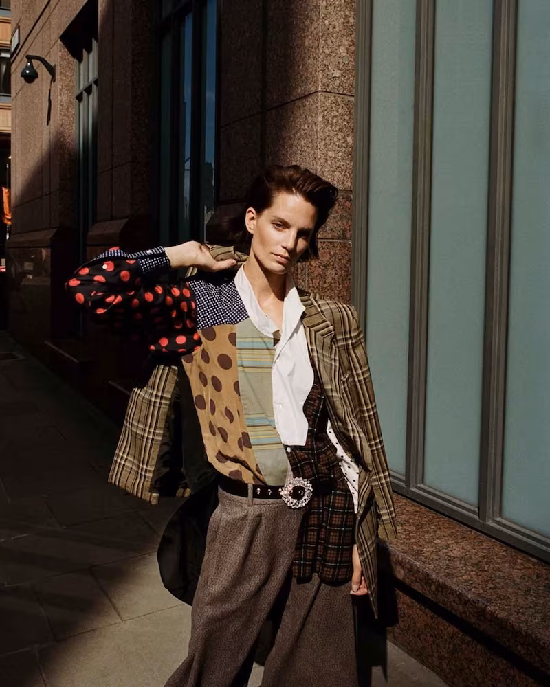 Loewe Oversized Asymmetric Contrast Shirt