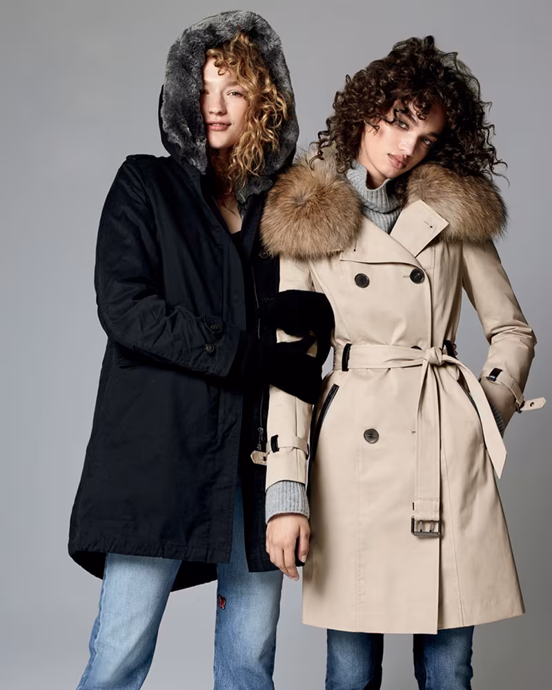 MACKAGE Karolina Double-Breasted Belted Trench Coat