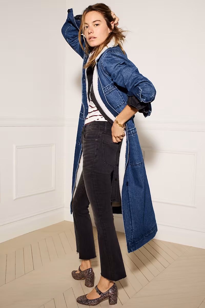 Madewell Cali Demi-Boot Jeans: Asymmetrical Hem Edition