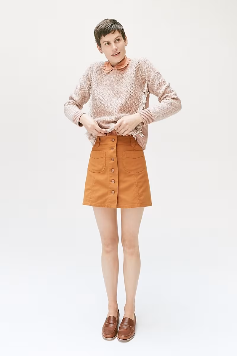 Madewell Reverse-Diamond Pullover Sweater