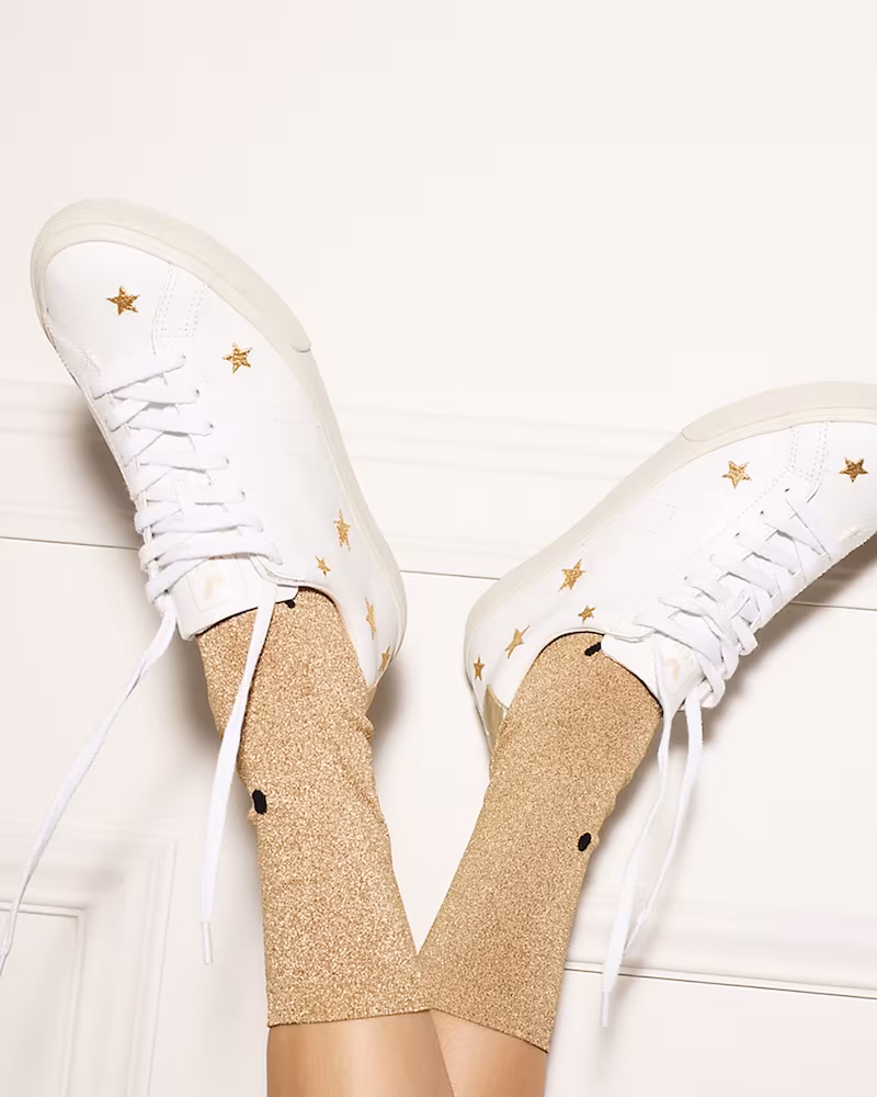 Madewell x Veja Esplar Low Sneakers In Embroidered Stars