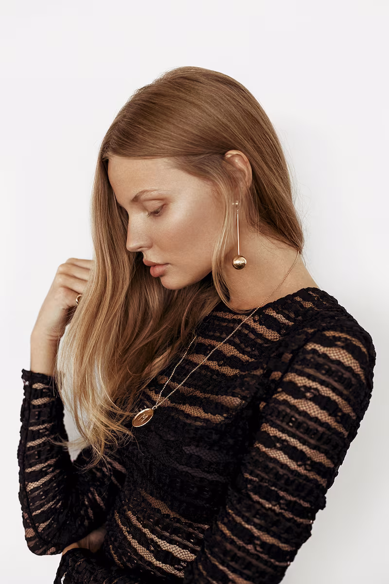 Magdalena Frackowiak Jewelry Drop Earrings, 18kt Gold