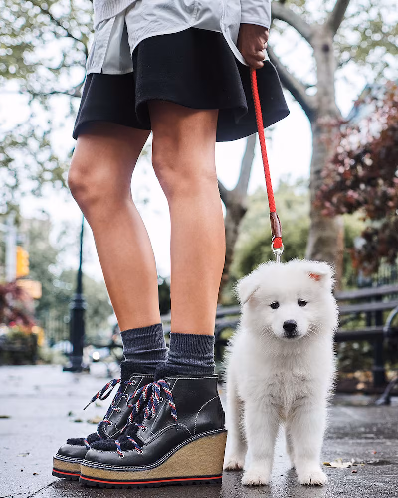 Moncler Zelie Wedge Platform Boot