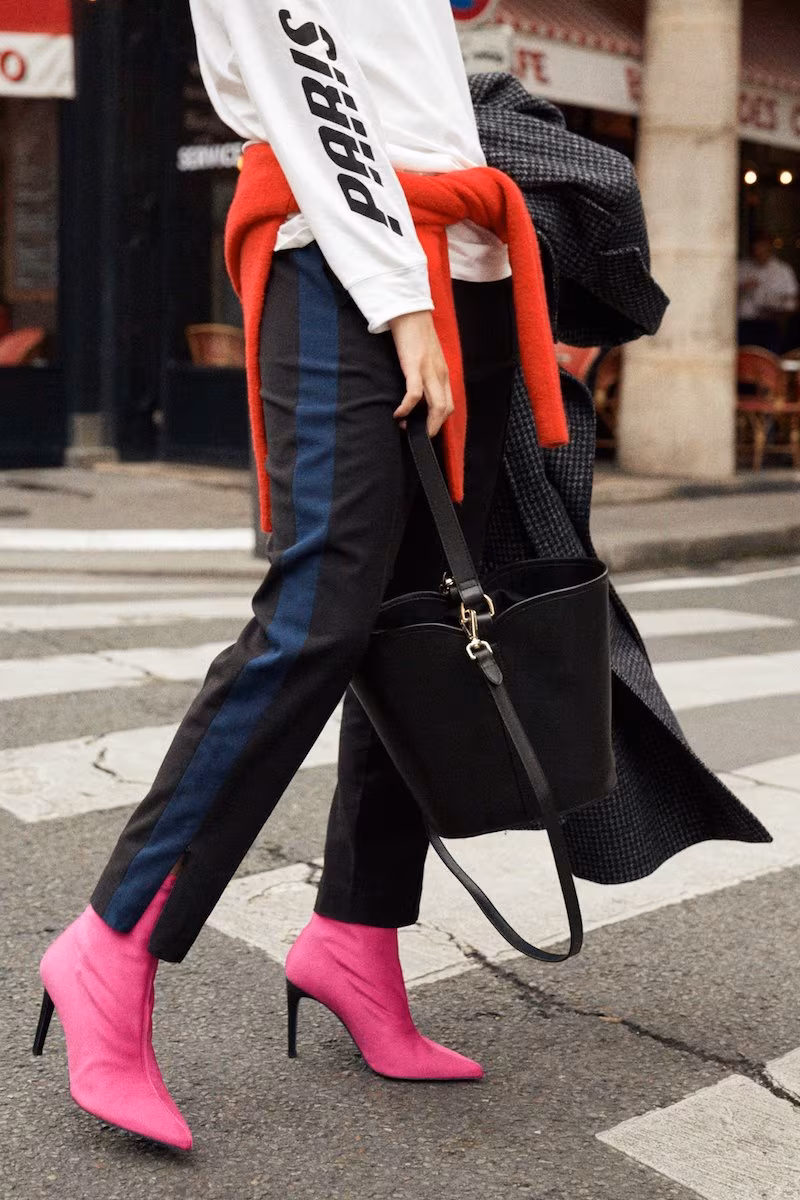 & Other Stories Neon Sock Boots