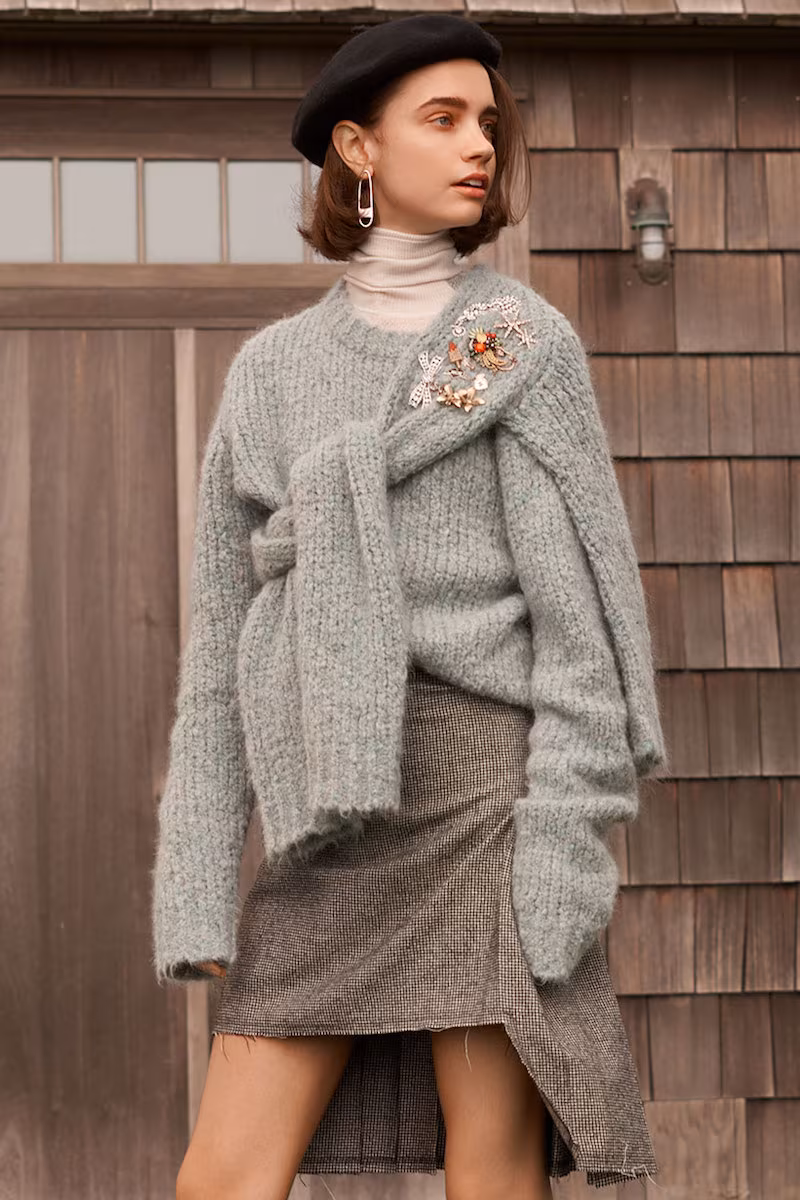 R13 Crew Neck Sweater