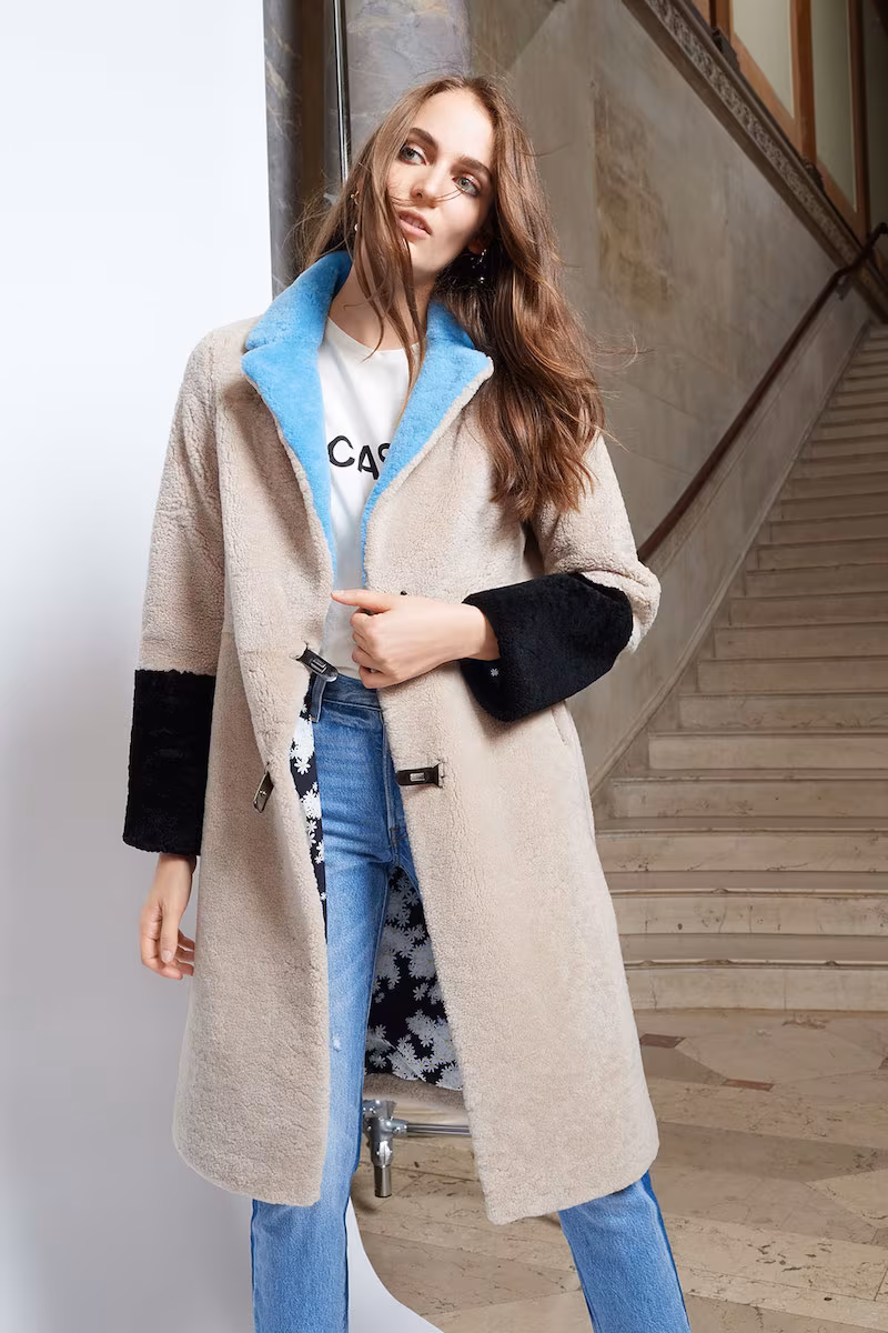 Saks Potts Febbe Sky Coat