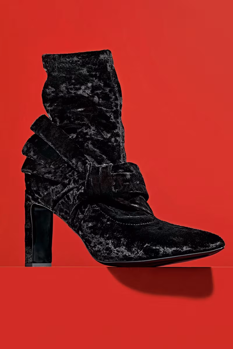 Sigerson Morrison Helin Metallic Stretch-Knit Bootie
