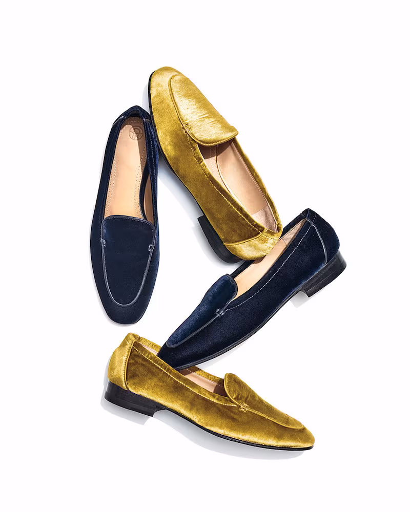 THE ROW Adam Velvet Loafer
