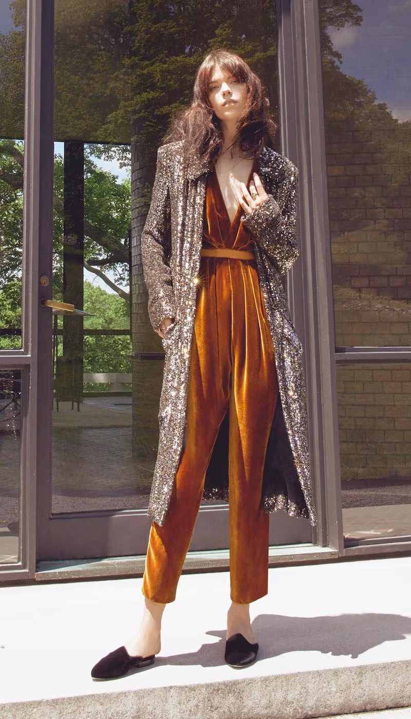 Ulla Johnson Sabine Velvet Jumpsuit