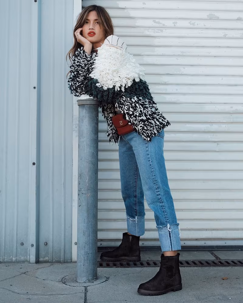 Vince Frances Shearling-Lined Suede Boot