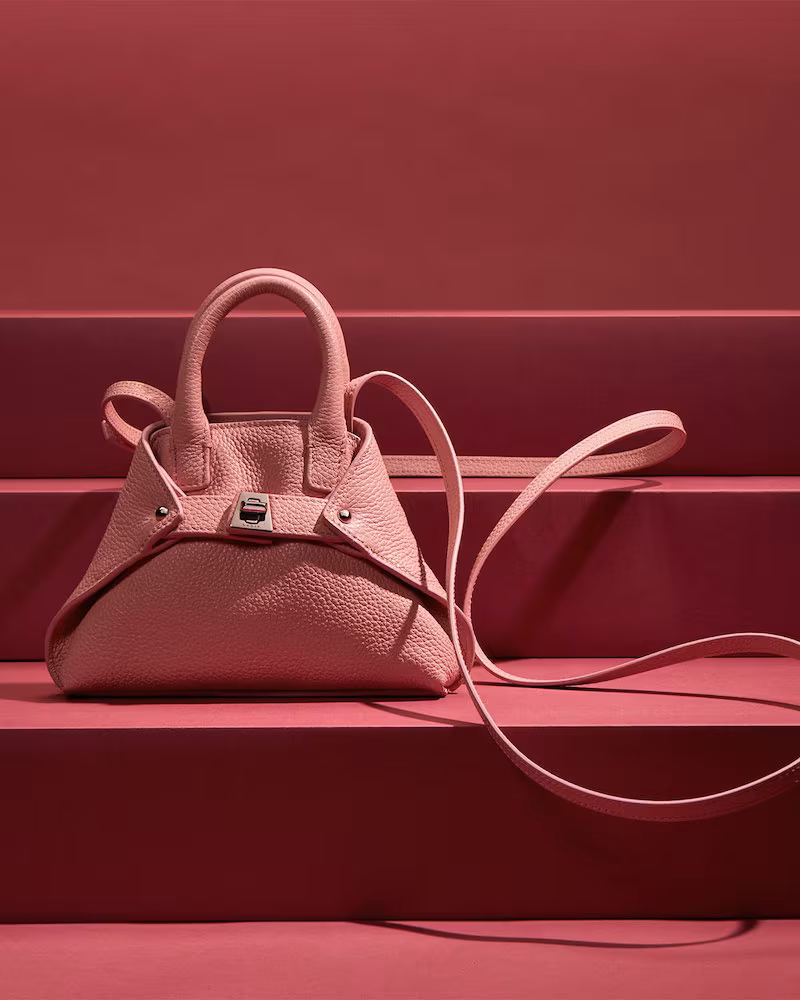 Akris Ai Micro Leather Crossbody Bag
