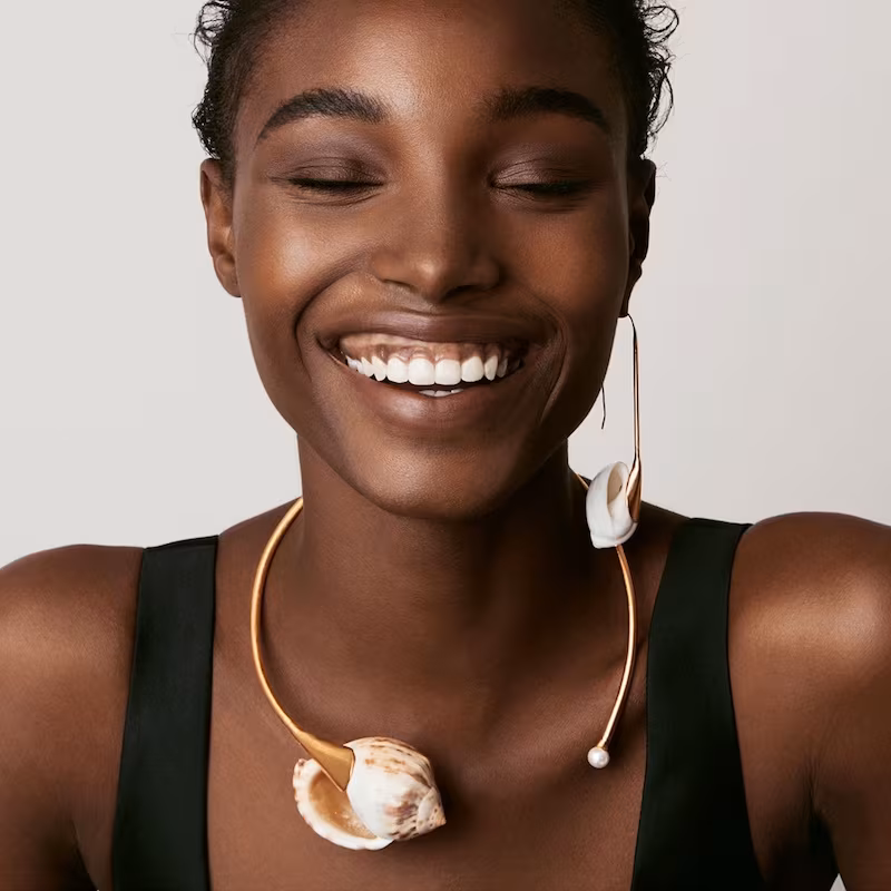 Albus Lumen x Ryan Storer Shell-Embellished Choker