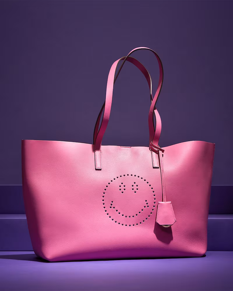 Anya Hindmarch Ebury Shopper Smiley Tote Bag