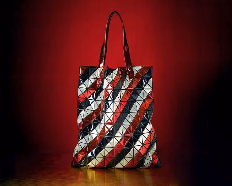 Bao Bao Issey Miyake Platinum Metallic Tote Bag