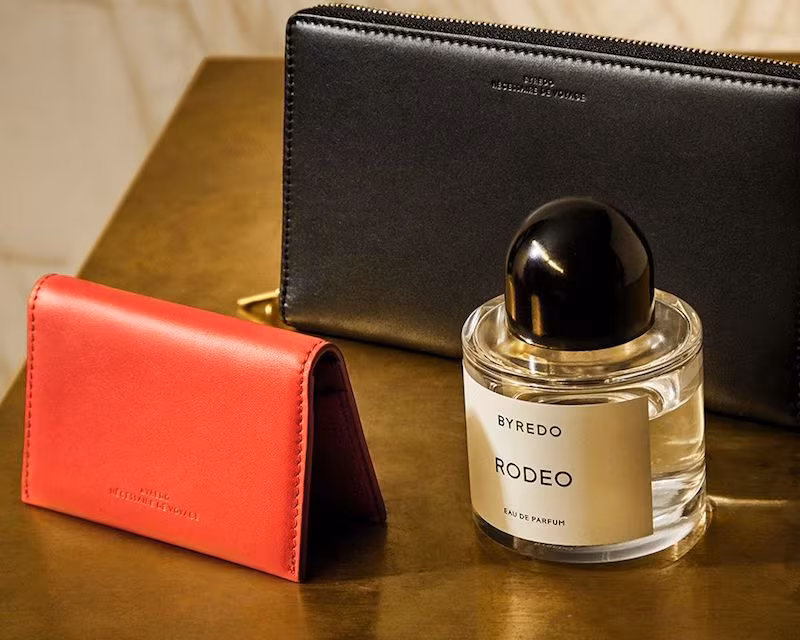 Byredo Matte Leather Zip-Around Wallet