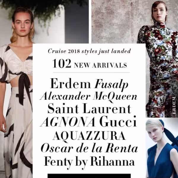 Cruise 2018 Styles at mytheresa