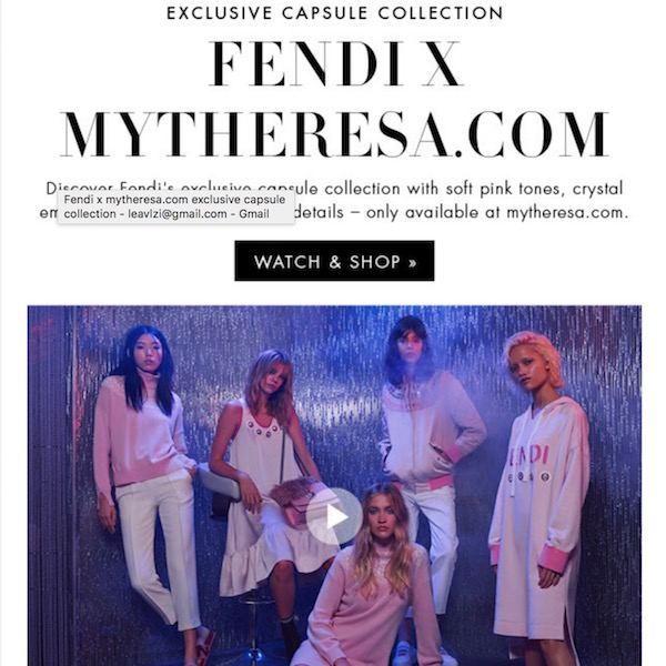 Fendi x mytheresa.com Exclusive Capsule Collection