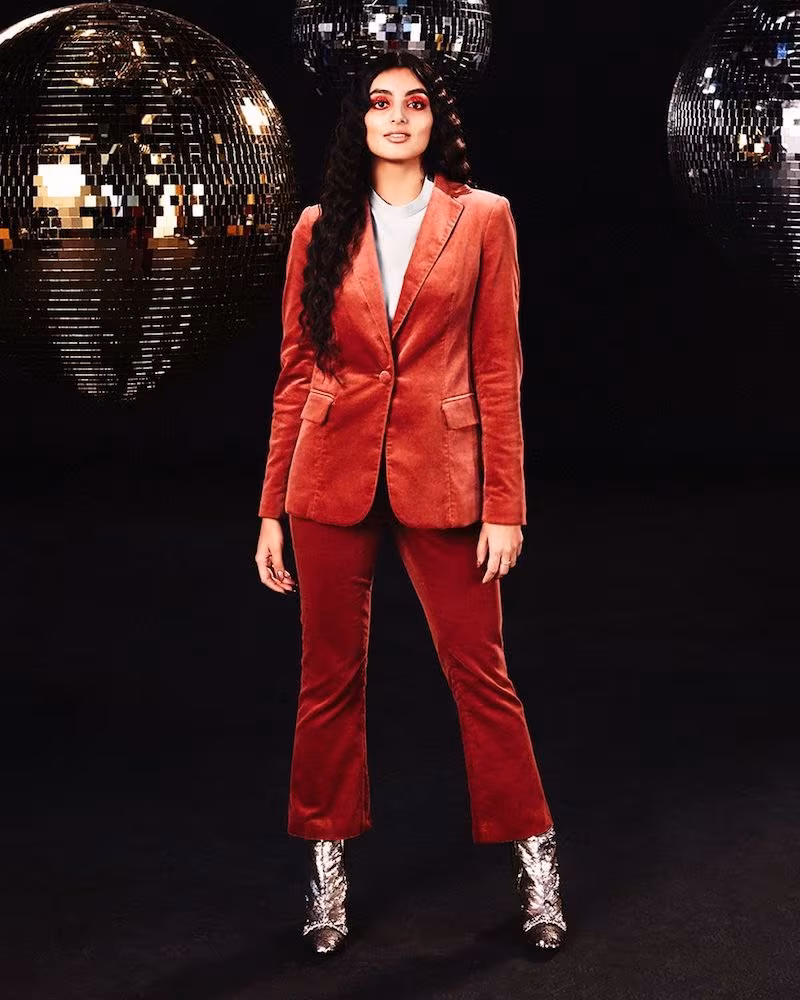 Frame Tailored-Fit Velvet Blazer