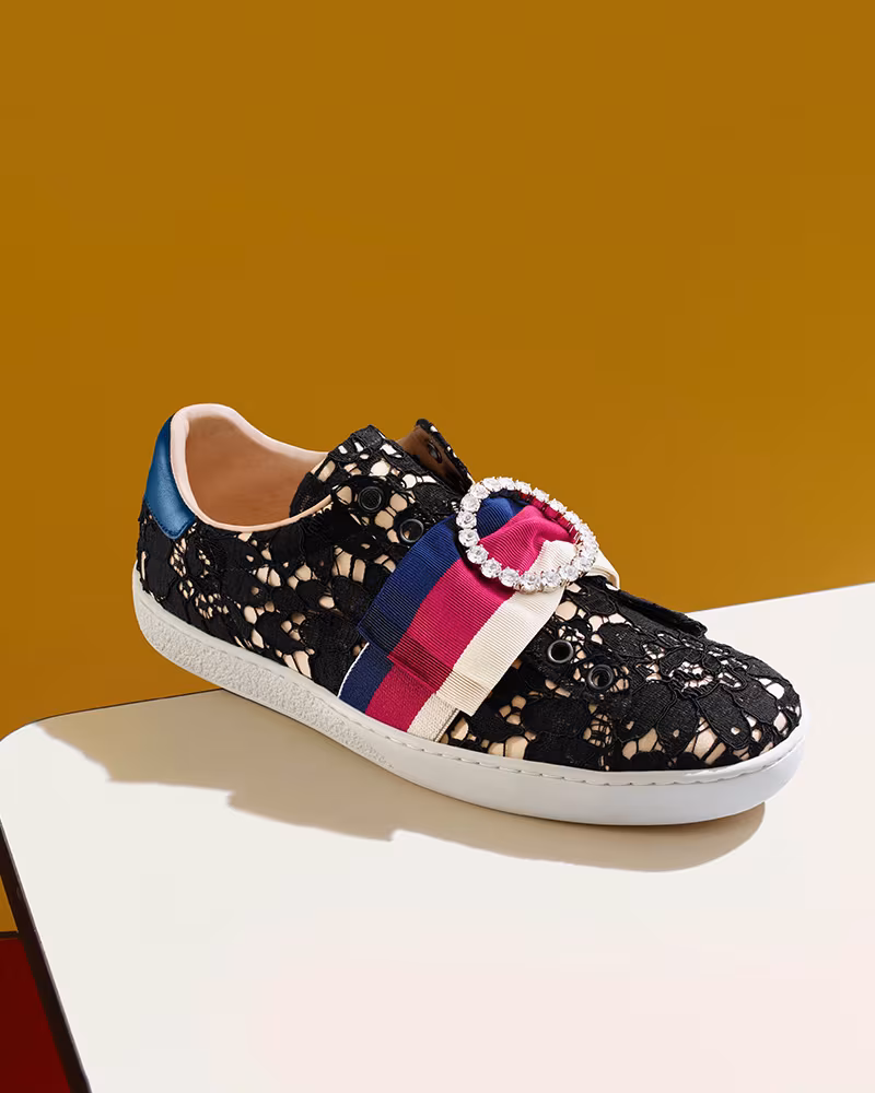 Gucci New Ace Lace Sneakers